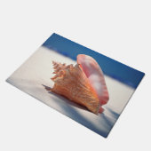 Conch Shell op strand 2 Deurmat (Schuin)