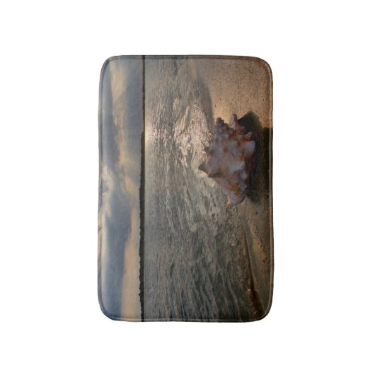 Conch Shell op strand | St. Augustinus, Fl Badmat (Voorkant Verticaal)