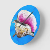 Conch Shell ronde wandklok Klok (Hoek)