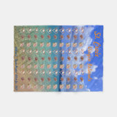 Conch Shell Sculpture Fleece Blanket (Voorkant (Horizontaal))