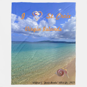 Conch Shell Sculpture Fleece Blanket