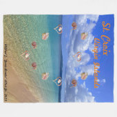 Conch Shell Sculpture Fleece Blanket (Voorkant (Horizontaal))