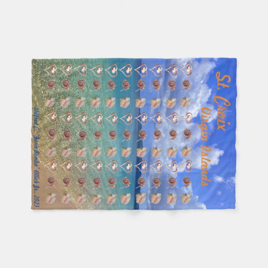 Conch Shell Sculpture Fleece Blanket Deken (Voorkant (Horizontaal))