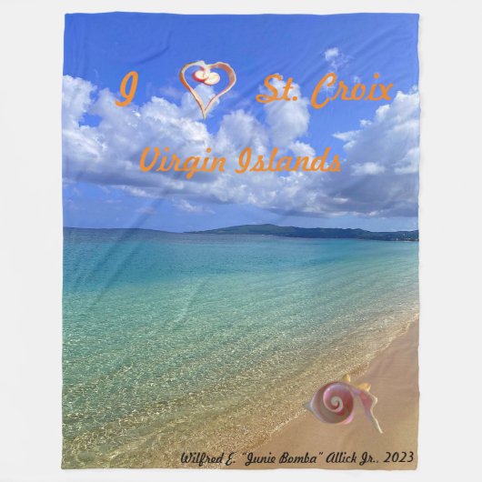 Conch Shell Sculpture Fleece Blanket Deken (Voorkant)