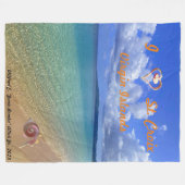 Conch Shell Sculpture Fleece Blanket Deken (Voorkant (Horizontaal))