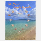 Conch Shell Sculpture Fleece Blanket Deken (Voorkant)