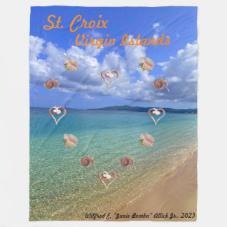 Conch Shell Sculpture Fleece Blanket Deken