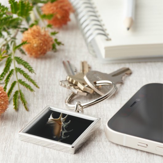 Conch shell sleutelhanger (Zijkant)