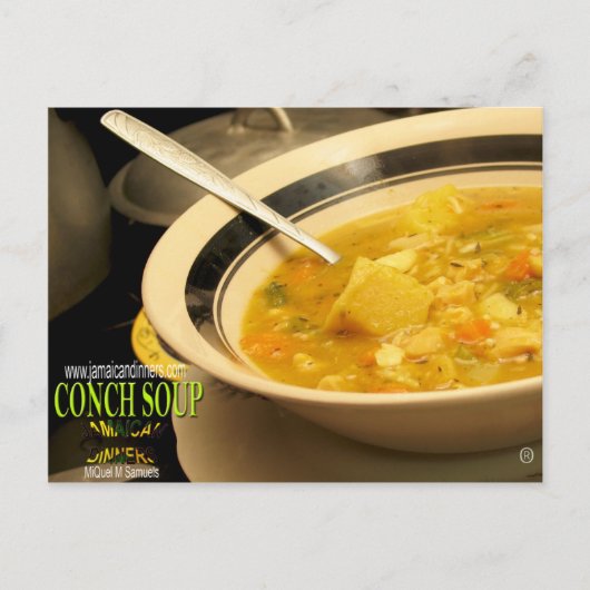Conch Soup Briefkaart (Voorkant)