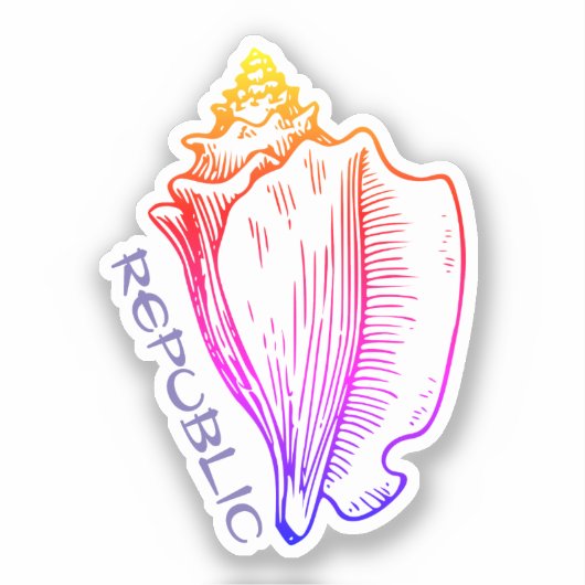 Conch Sticker (Voorkant)