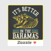 Conch Vacances Bahamas Sticker Cruise Bahamian (Feuille)