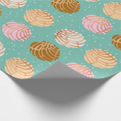 Concha/Conchita Pattern Wrapping Paper Cadeaupapier (Hoek)