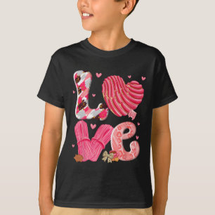 Concha Love Valentijnsdag Mexicaans Zoete Pan Dulc T-shirt