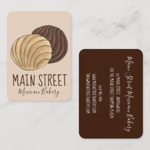 Conchas Mexicaanse Pan Dulce Brood Panadería Bakke Visitekaartje