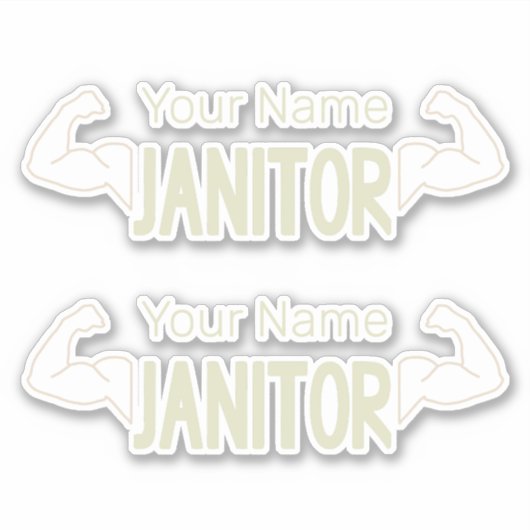 conciërge of conciërge-ontwerpfacilitatiemanager sticker (Voorkant)