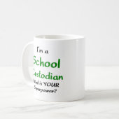 conciërge school koffiemok (Voorkant links)