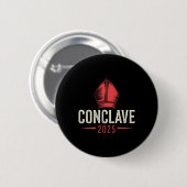 Conclaaf 2025 Pauselijk Conclaaf Ronde Button 5,7 Cm (Voorkant /achterkant)
