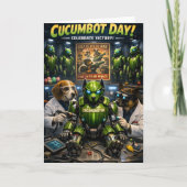 Concombre, concombre plus tard, carte de fin d'étu (Devant)