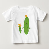 Concombre mignon, Concombre bébé T-shirt bébé (Devant)