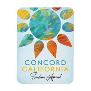Concord California Sunshine Travel Magneet