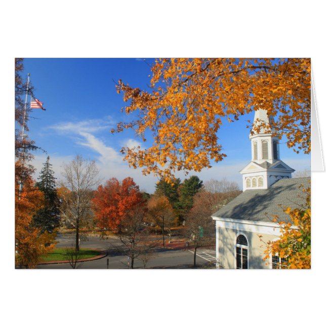 Concord Massachusetts in het najaar (Voorkant Horizontaal)