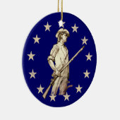 Concord Minuteman Keramisch Ornament (Rechts)