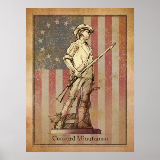 Concord Minuteman Poster (Voorkant)