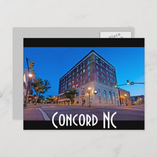 CONCORD NC BRIEFKAART (Voorkant / Achterkant)