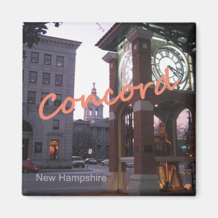Concord New Hampshire foto souvenir magneten