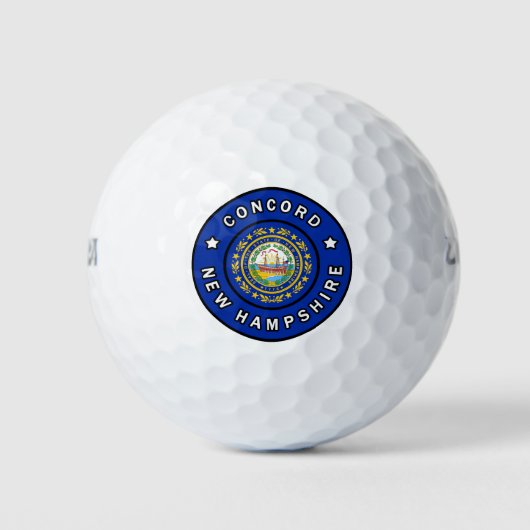 Concord New Hampshire Golfballen (Voorkant)
