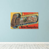 Concord, New Hampshire - Large Letter Scenes Canvas Afdruk (Insitu (Houten vloer))