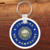 Concord New Hampshire Sleutelhanger (Voorkant)