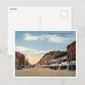 Concord NH, Main Street Uitzicht  Briefkaart (Voorkant / Achterkant)