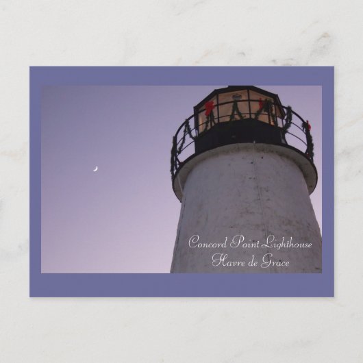 Concord Point Lighthouse, Havre de Grace Briefkaar Briefkaart (Voorkant)