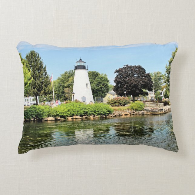 Concord Point Lighthouse, Maryland Accent Pillow Kussen (Voorkant)