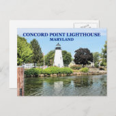 Concord Point Lighthouse, Maryland Briefkaart (Voorkant / Achterkant)