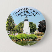 Concord Point Lighthouse, Maryland Button (Voorkant)