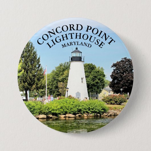 Concord Point Lighthouse, Maryland Button (Voorkant)