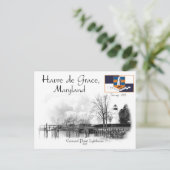 CONCORD POINT LIGHTHOUSE - MARYLAND - CARTE POSTAL (Debout devant)