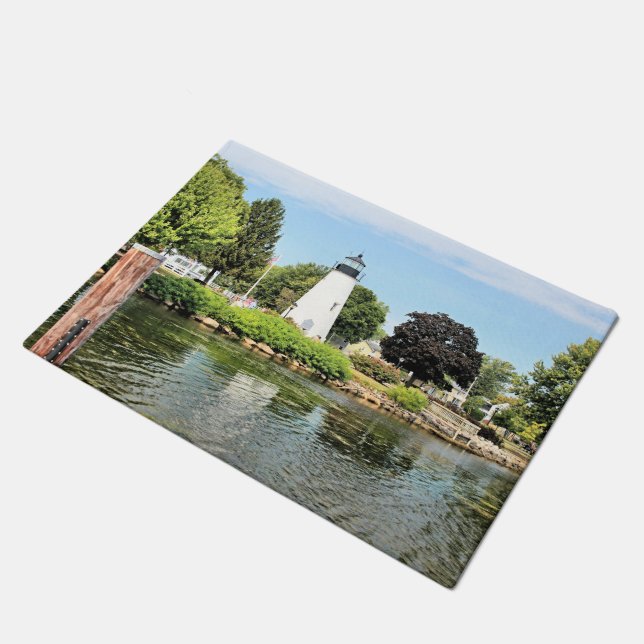 Concord Point Lighthouse, Maryland, deurmat (Schuin)