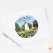 Concord Point Lighthouse, Maryland Round Stickers (Envelop)