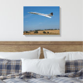 Concorde bij oogsttijd canvas afdruk (Insitu (Slaapkamer))