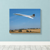 Concorde bij oogsttijd canvas afdruk (Insitu (Houten vloer))