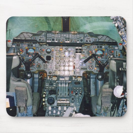 Concorde Cockpit Mousepad Muismat (Voorkant)