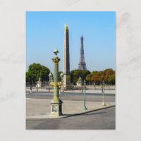 Concorde Luxor Obelisk en Eiffel Tower - Parijs