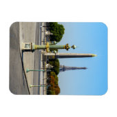 Concorde Luxor Obelisk en Eiffel Tower - Parijs Magneet (Horizontaal)