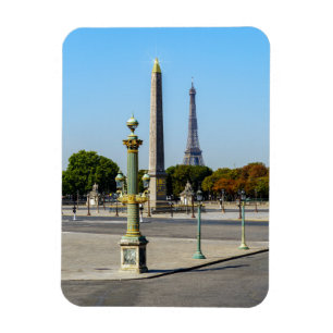 Concorde Luxor Obelisk en Eiffel Tower - Parijs Magneet
