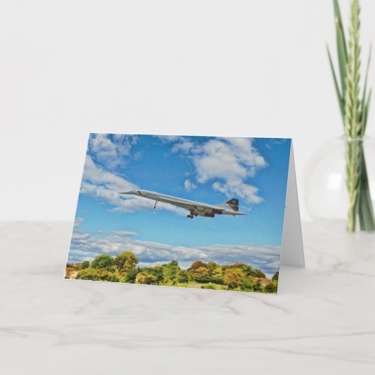 Concorde op Def. Kaart (Voorkant)