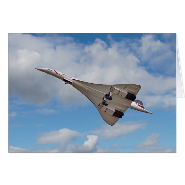 Concorde supersonique G-BOAB (Devant horizontal)