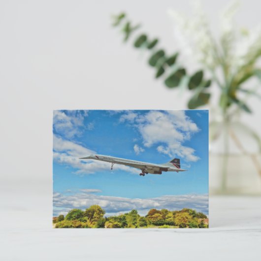 Concorde sur Finals Carte postale (Debout devant)